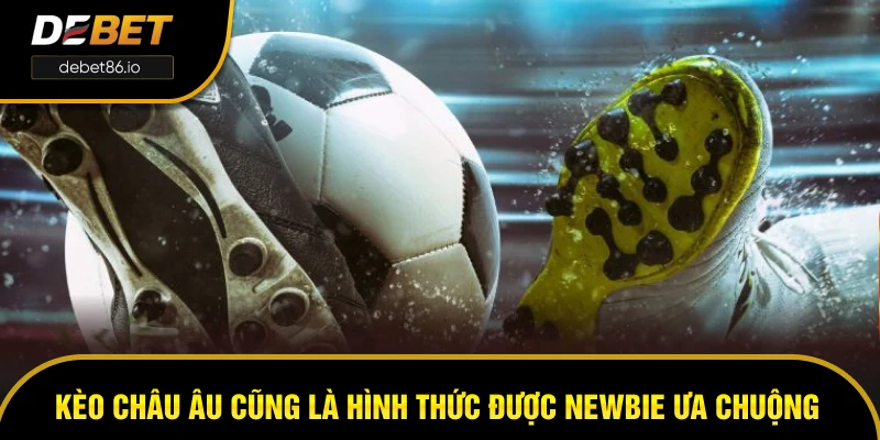 Kèo châu Âu cũng là hình thức được newbie ưa chuộng