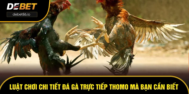 Luật chơi chi tiết đá gà trực tiếp Thomo mà bạn cần biết